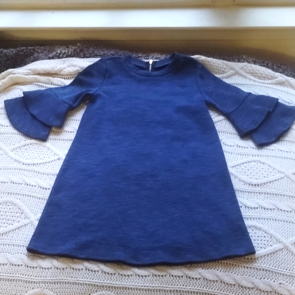 Girls navy blue dress